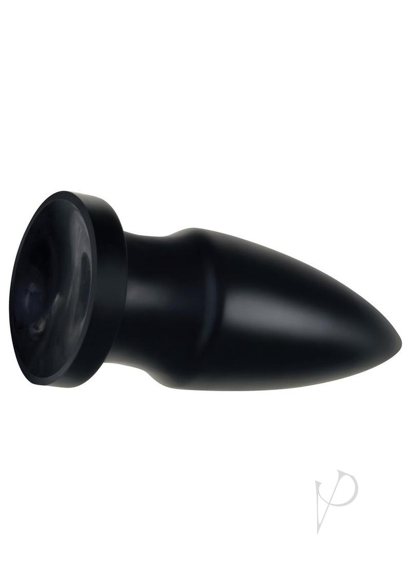 Zero Tolerance Titan Anal Plug Black, a sleek, girthy bullet-shaped anal plug for satisfying sensations.