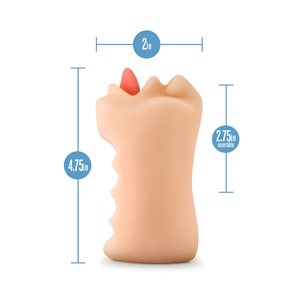 Blush X5 Men Oral Anne Mouth Stroker Beige