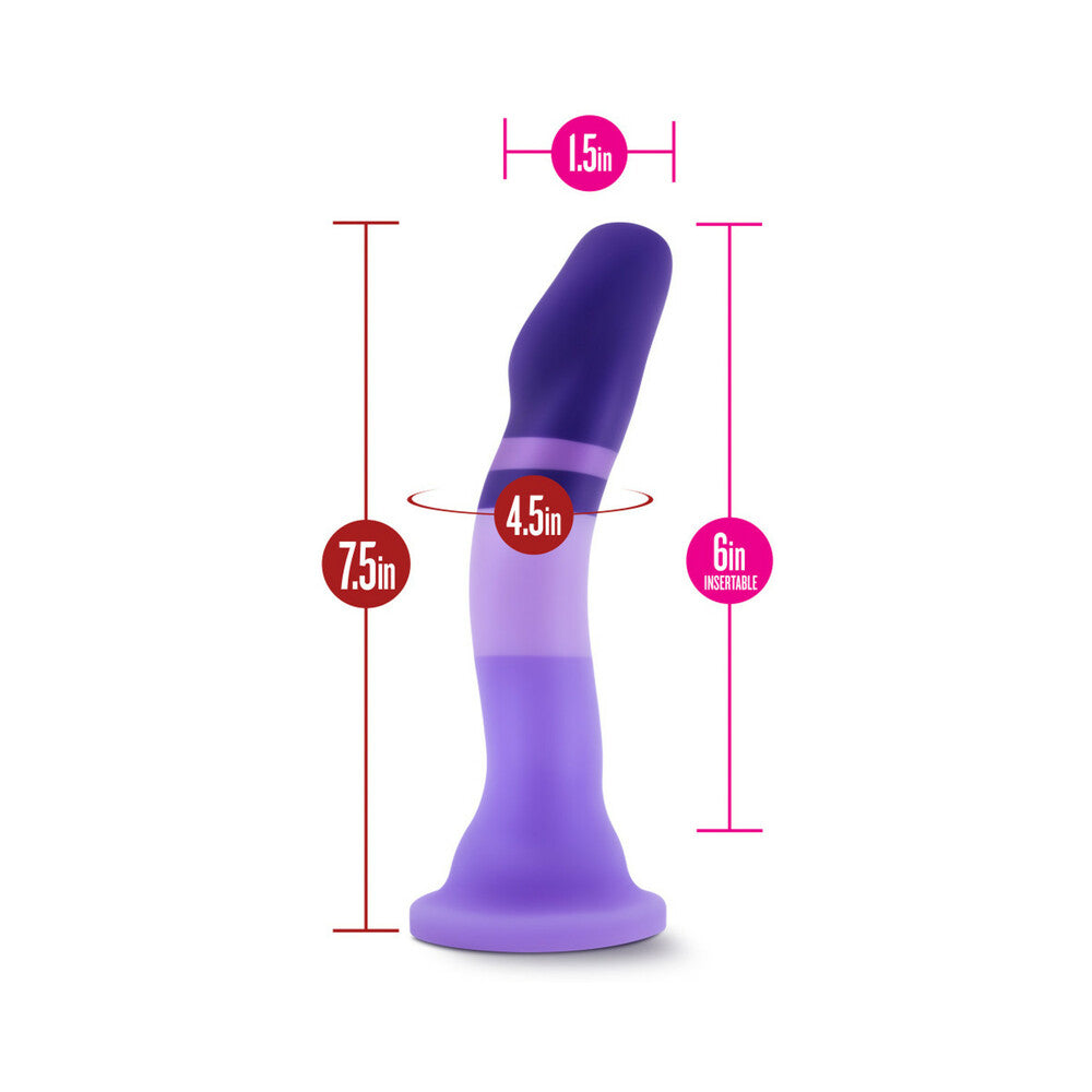 Avant D2 Purple Rain 7.5 inches Silicone Dildo