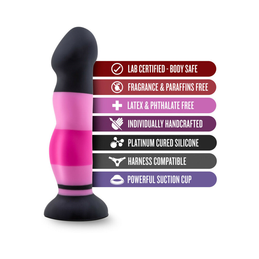 Avant D4 Sexy in Pink 8 inches Silicone Dildo