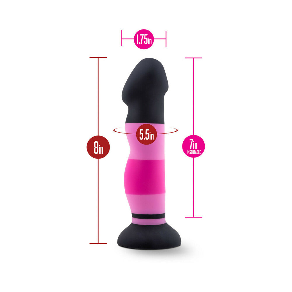 Avant D4 Sexy in Pink 8 inches Silicone Dildo