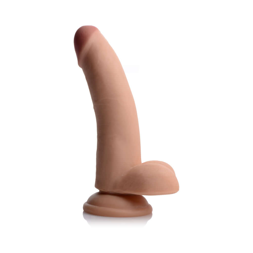 USA Cocks 8 inches Ameriskin Dual Density Dildo Light