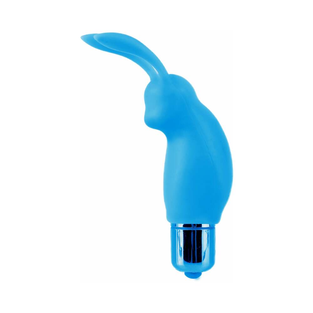Neon 3-Piece Silicone Vibrating Couples Kit Blue