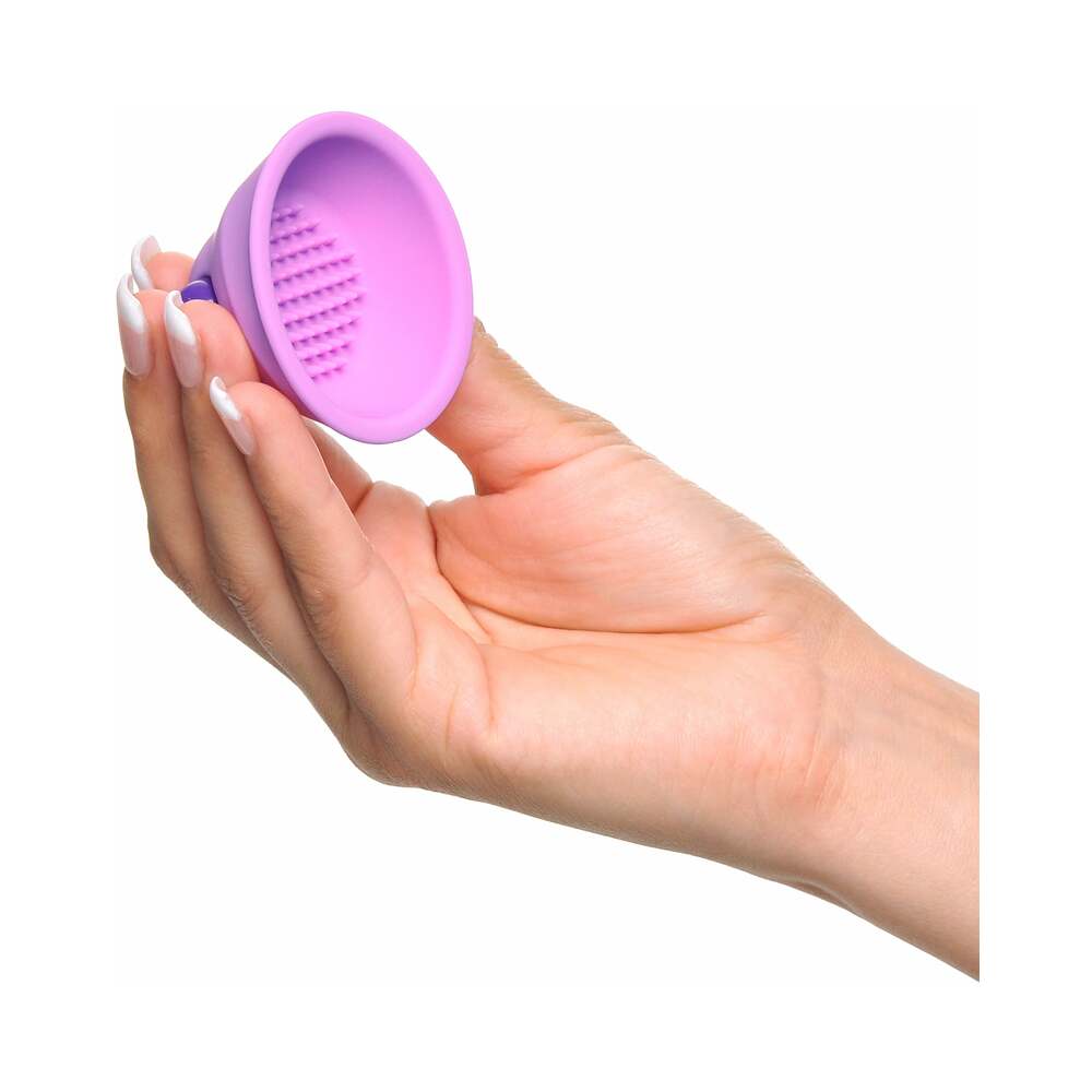 Fantasy For Her Silicone Vibrating Nipple Suck-Hers Purple
