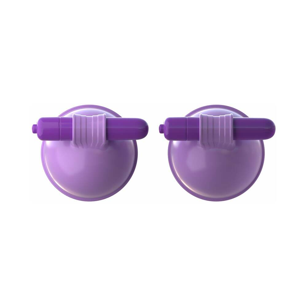 Fantasy For Her Silicone Vibrating Breast Suck-Hers Purple