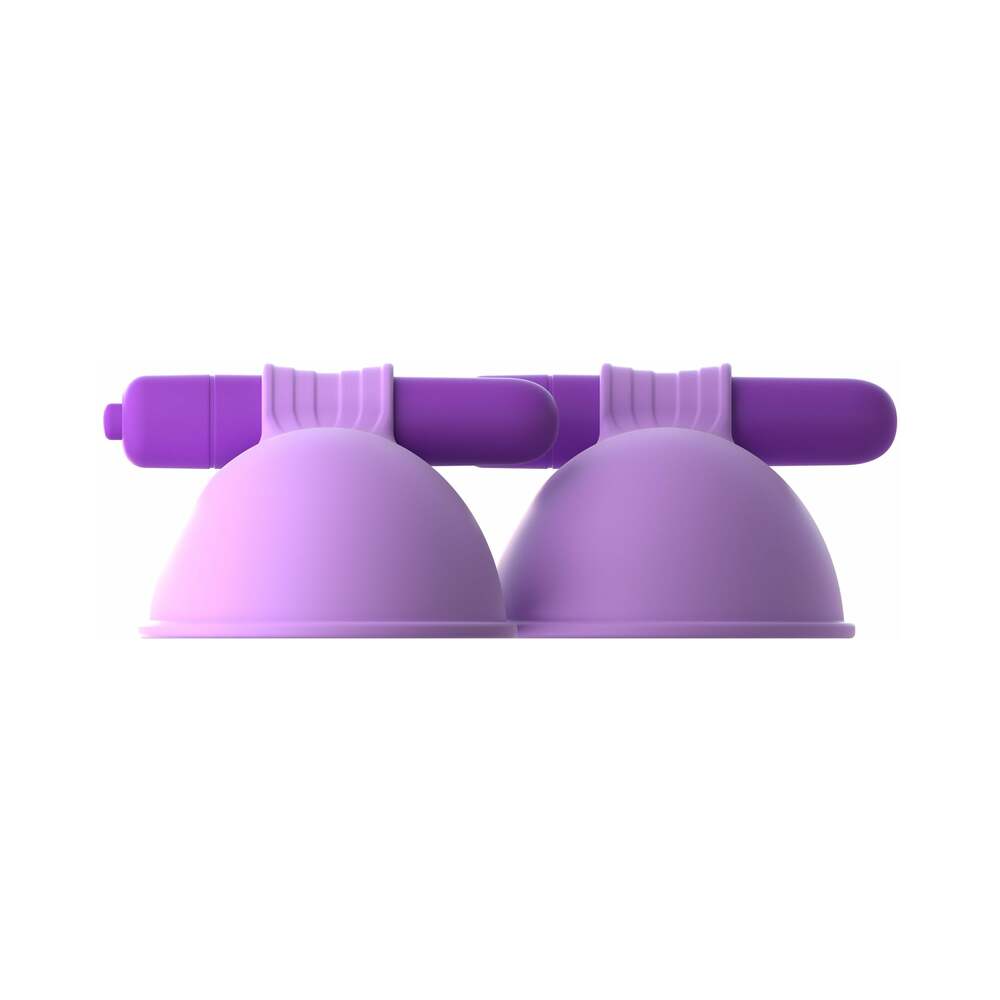 Fantasy For Her Silicone Vibrating Breast Suck-Hers Purple