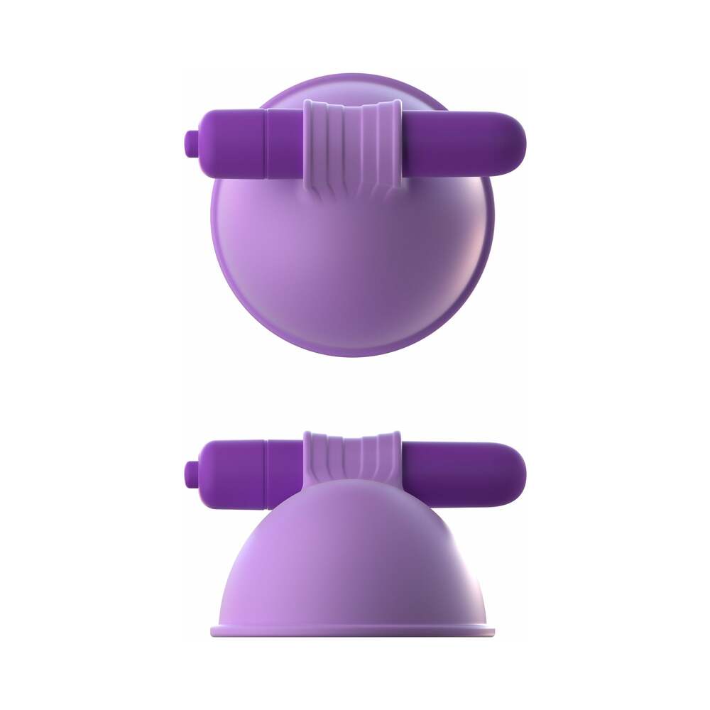 Fantasy For Her Silicone Vibrating Breast Suck-Hers Purple