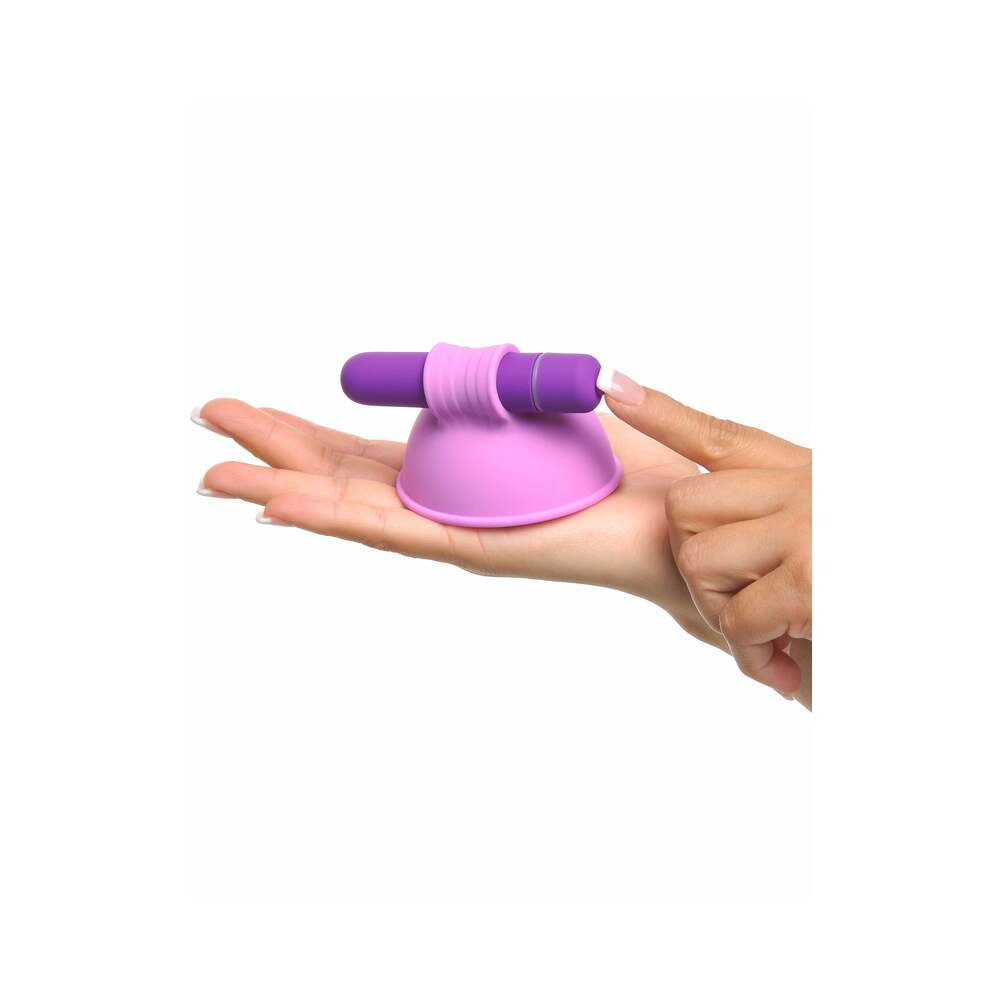 Fantasy For Her Silicone Vibrating Breast Suck-Hers Purple