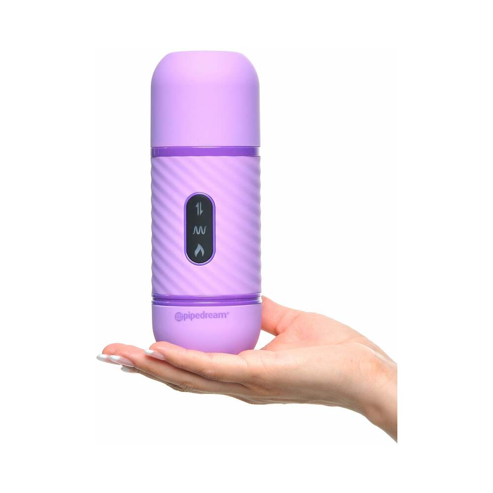 Fantasy For Her Love Thrust-Her Rechargeable Silicone Thrusting Vibrator Purple
