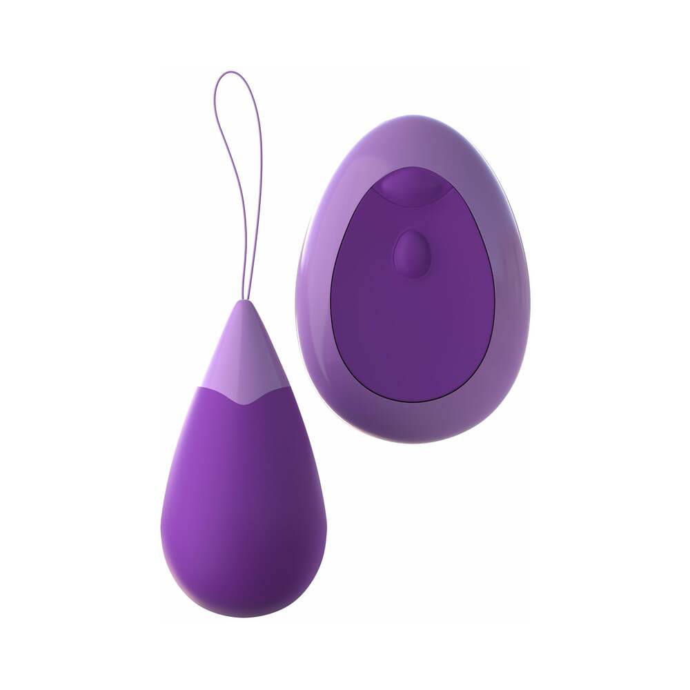 Fantasy For Her Remote Kegel Excite-Her Rechargeable Silicone Trainer Purple