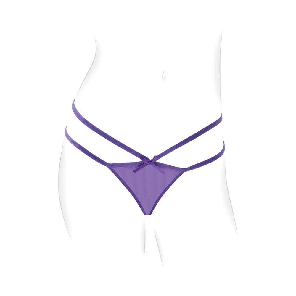 Fantasy For Her Petite Panty Thrill-Her Panty & Vibrator Purple