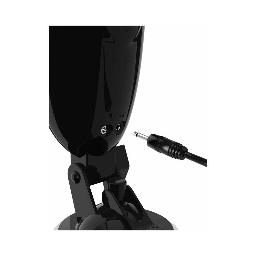 PDX Elite Dirty Talk Rechargeable Vibrating Starter Stroker With Hands-Free Suction Cup Beige/Black