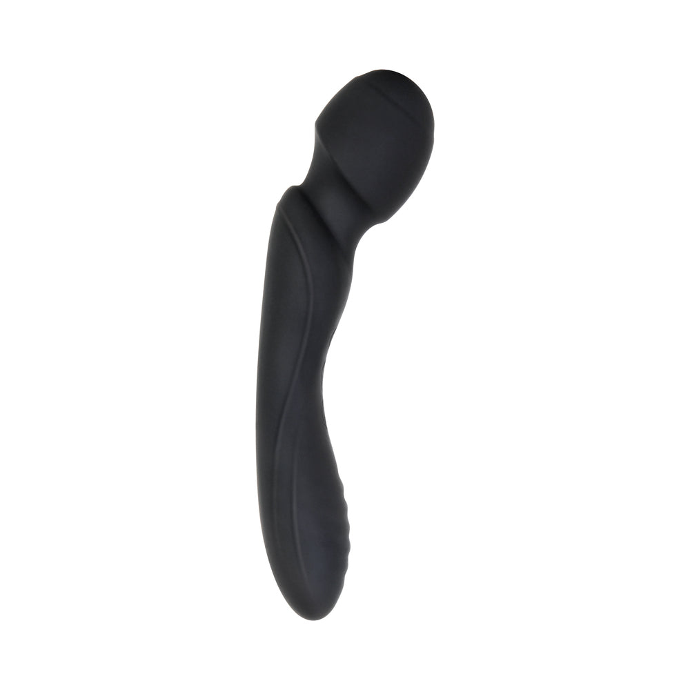Evolved Wanderlust Rechargeable Dual-Ended Silicone Wand Vibrator Black