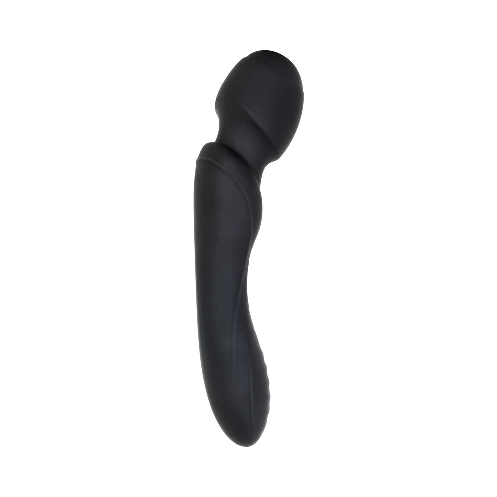 Evolved Wanderlust Rechargeable Dual-Ended Silicone Wand Vibrator Black