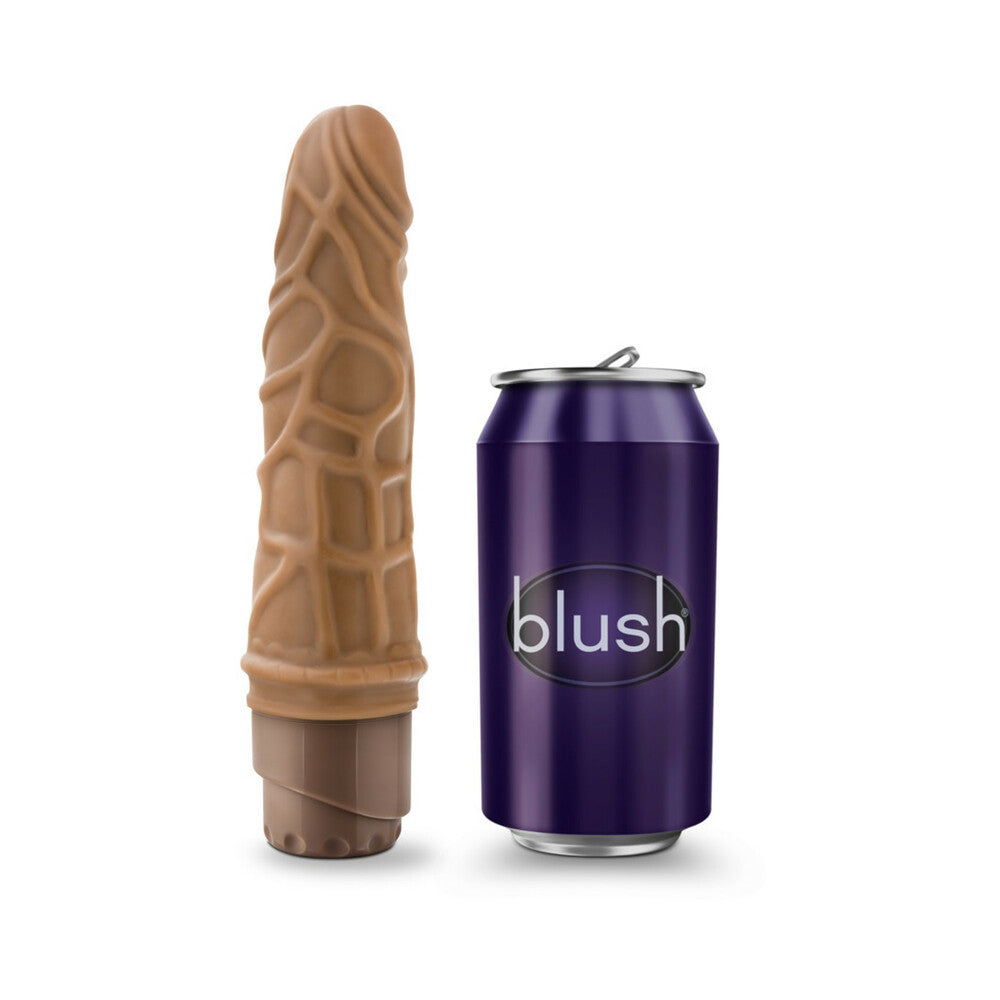 Dr. Skin Vibe 3 Realistic 7.25 inches Vibrating Dildo Tan
