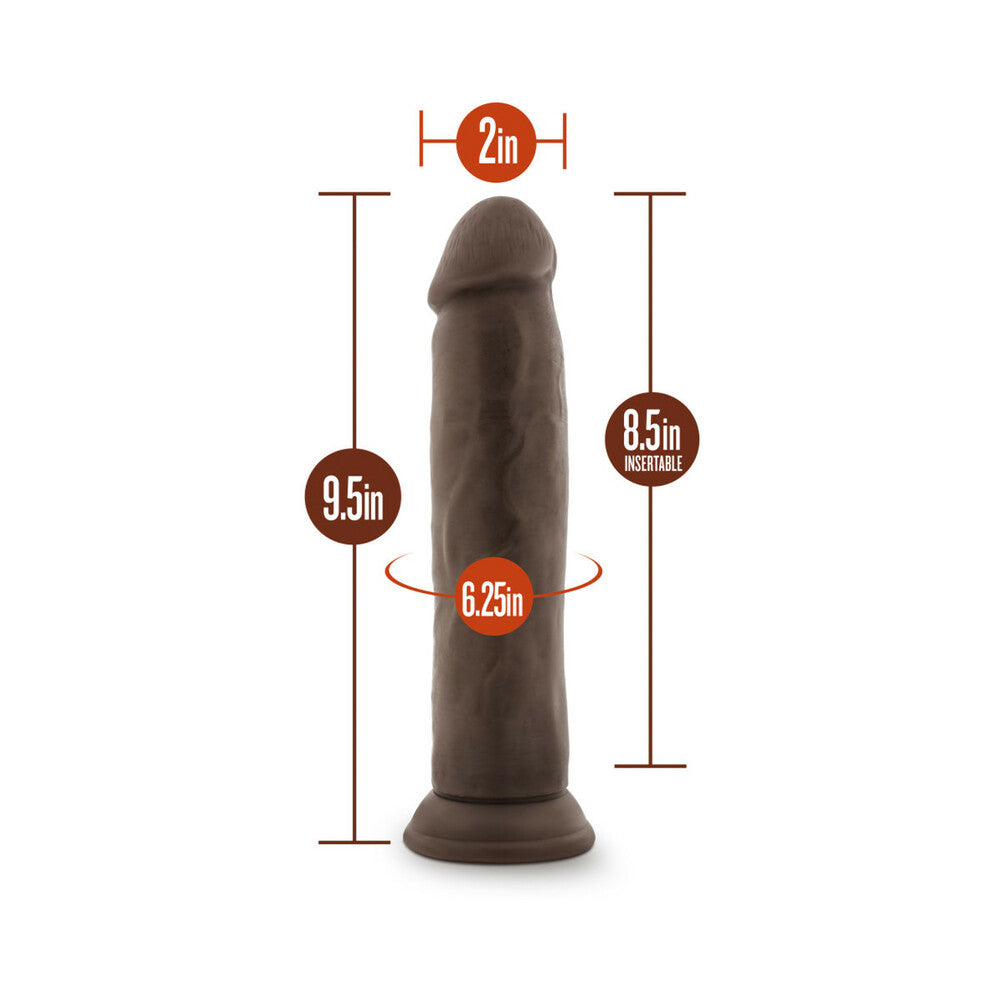 Dr. Skin Realistic 9.5 inches Dildo Brown