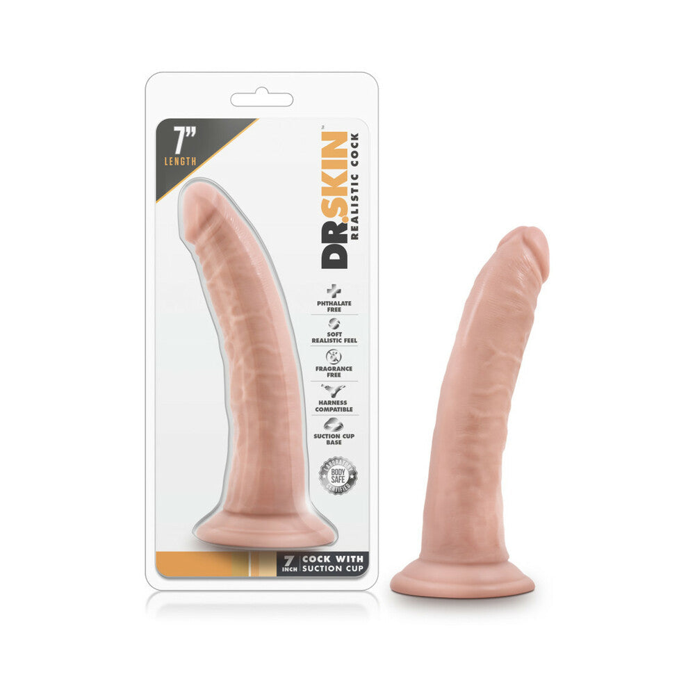 Dr. Skin Realistic 7 inches Dildo Beige