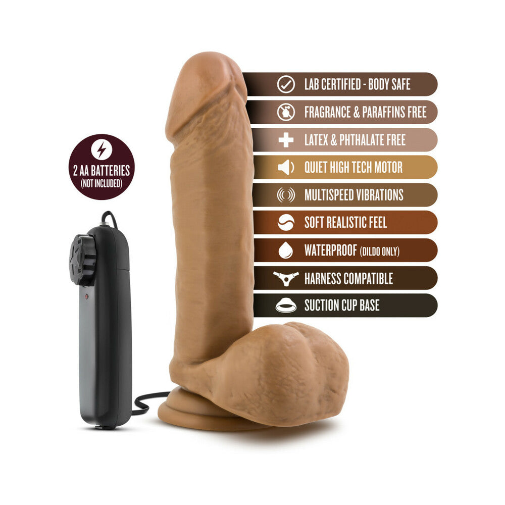 Loverboy Soccer Champ Remote-Controlled 8 inches Vibrating Dildo with Balls Tan