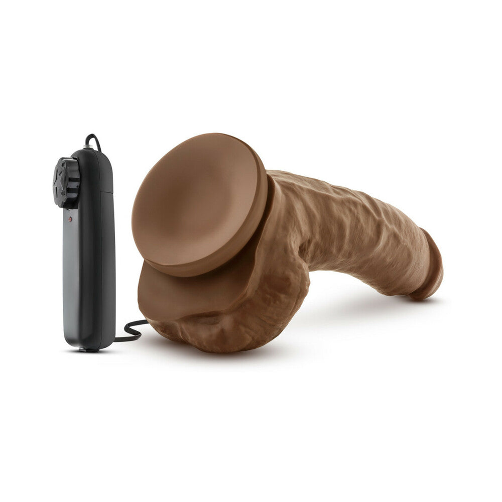 Loverboy The Boxer Remote-controlled 9 inches Vibrating Dildo with Balls Tan