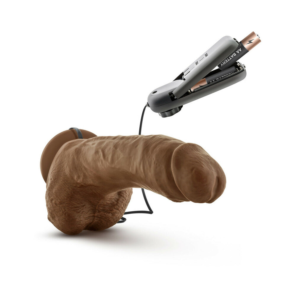 Loverboy The Boxer Remote-controlled 9 inches Vibrating Dildo with Balls Tan