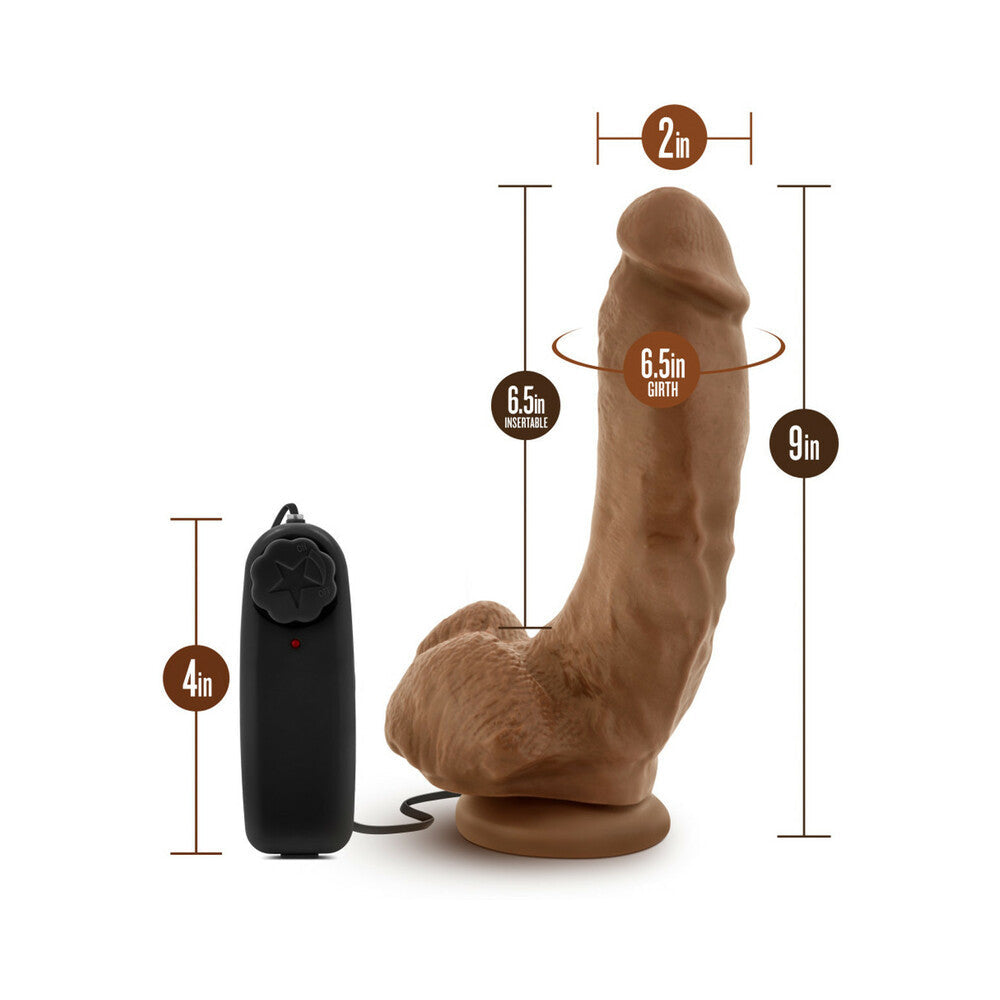 Loverboy The Boxer Remote-controlled 9 inches Vibrating Dildo with Balls Tan