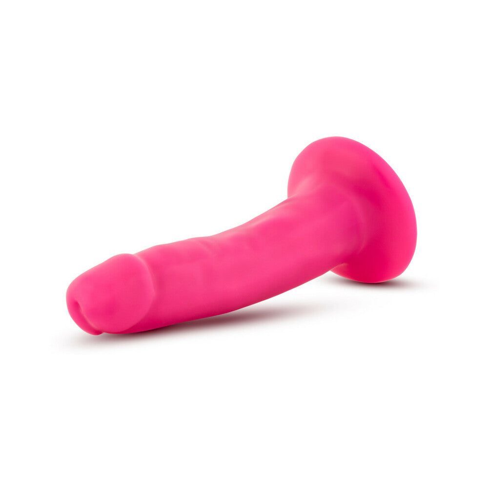 Neo 6 inches Dual Density Dildo Neon Pink