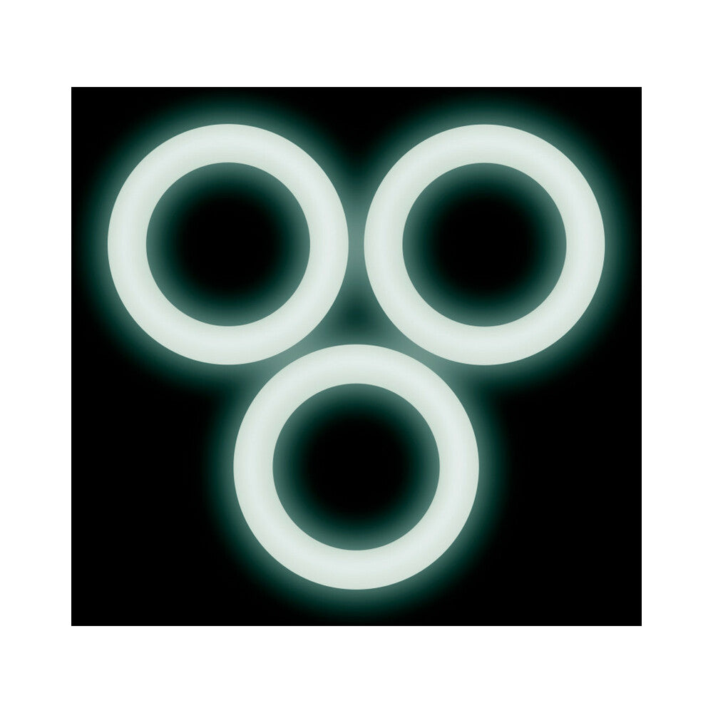 Blush Performance VS2 Pure Premium Silicone Cockrings 3-Pack Small White