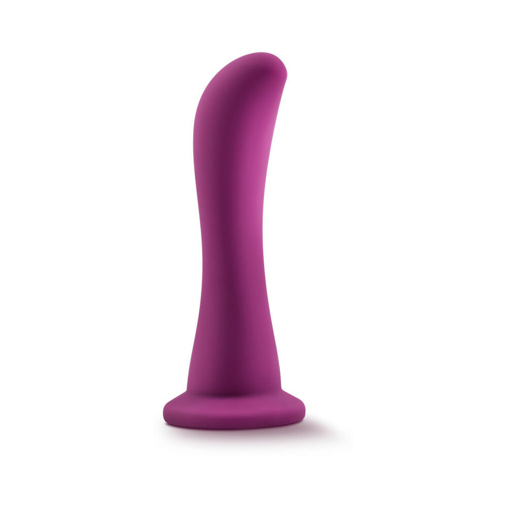Blush Temptasia Bellatrix 6.25 inches Curved Dildo Plum in a smooth and ergonomic design, perfect for targeted stimulation.