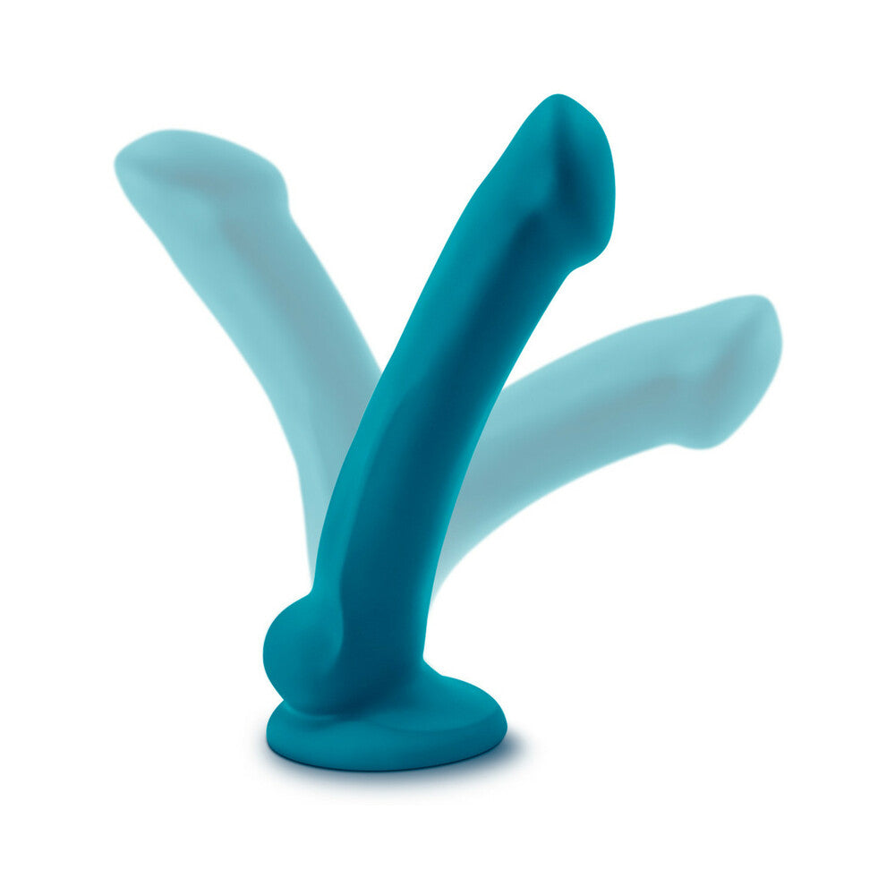 Blush Temptasia Reina 7 inches Silicone Dildo with Suction Cup Teal