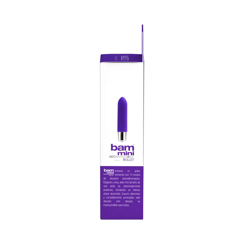 VeDO Bam Mini Rechargeable Bullet Vibe - Indigo