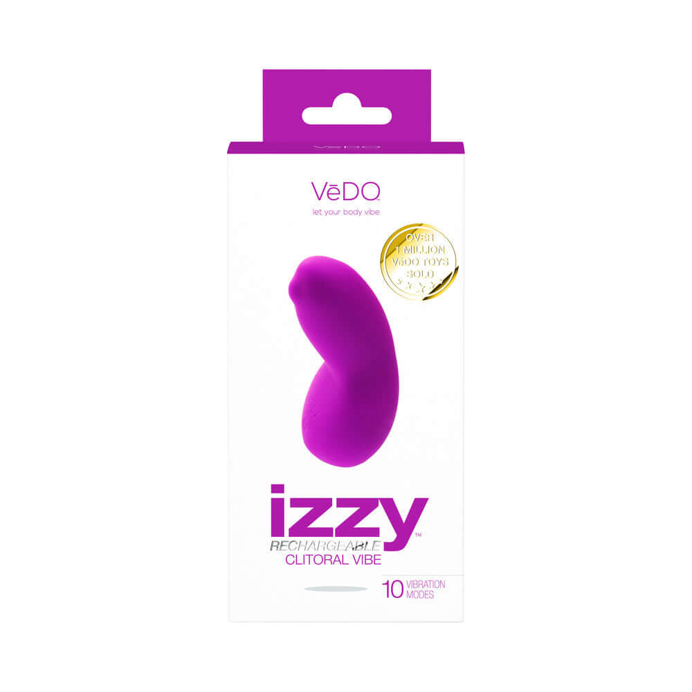VeDO Izzy Rechargeable Clitoral Vibe - Violet Vixen