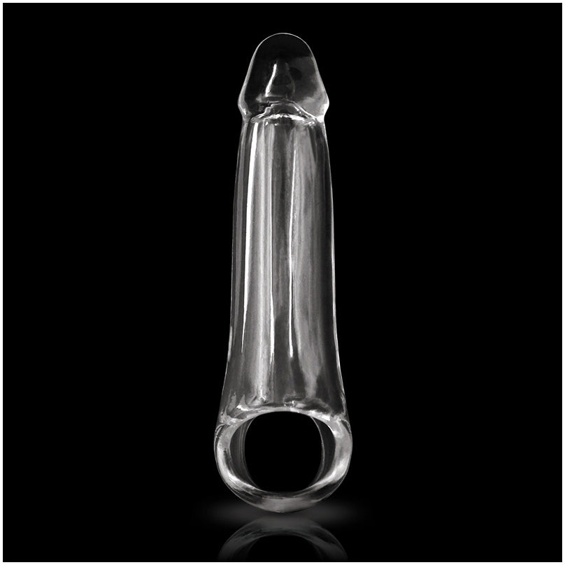 Renegade Fantasy Penis Extension Large Clear, see-through sleeve to enhance length and girth for added excitement.