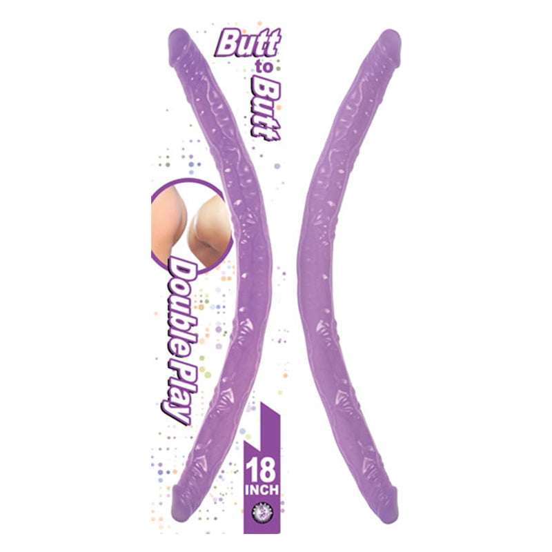 Butt To Butt Double Play Dong 18 inch Lavender