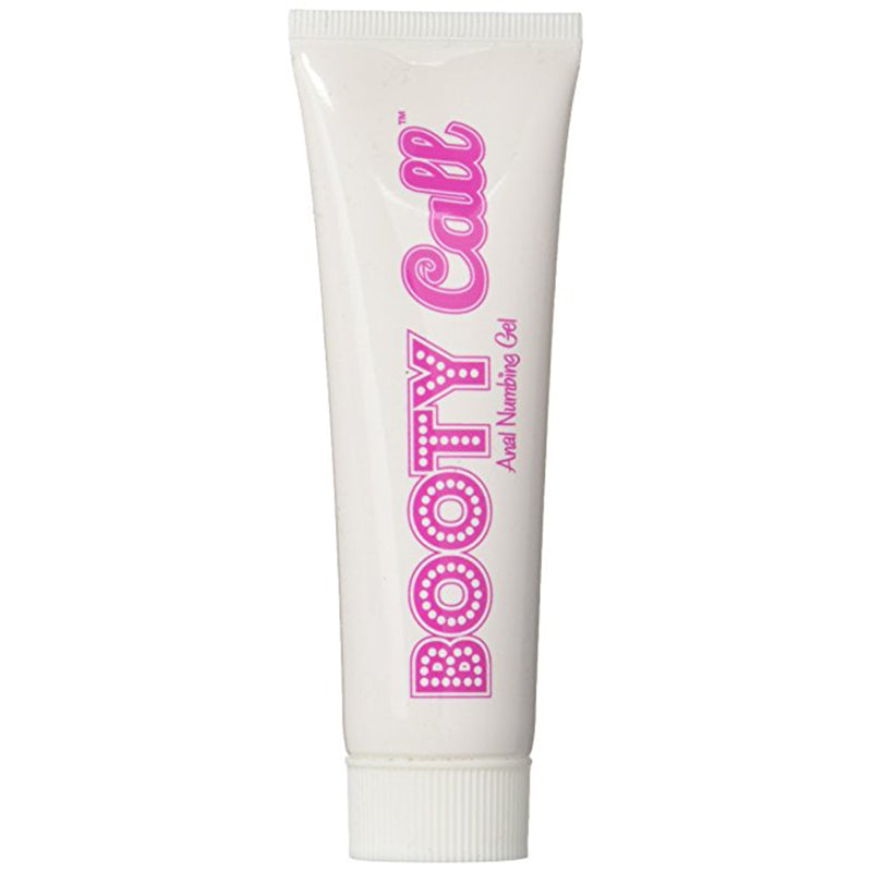 Booty Call Anal Numbing Gel 4 Oz & Gift tube for enhanced anal comfort and satisfaction.