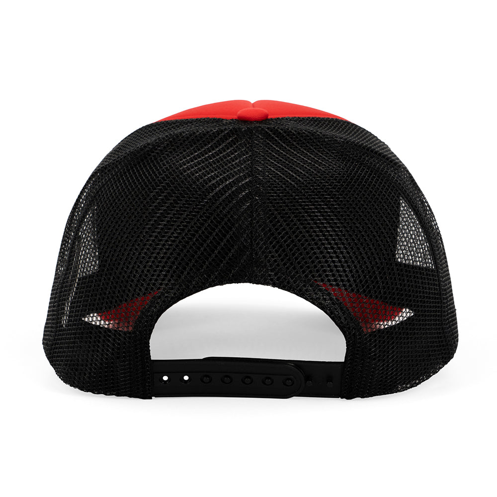 Back view of the Bad Mother Fucker Hat showcasing its adjustable snapback and mesh design for comfort.