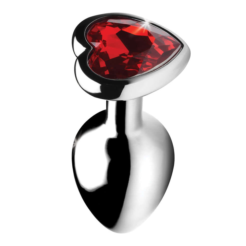 Booty Sparks Red Heart Gem Anal Plug S