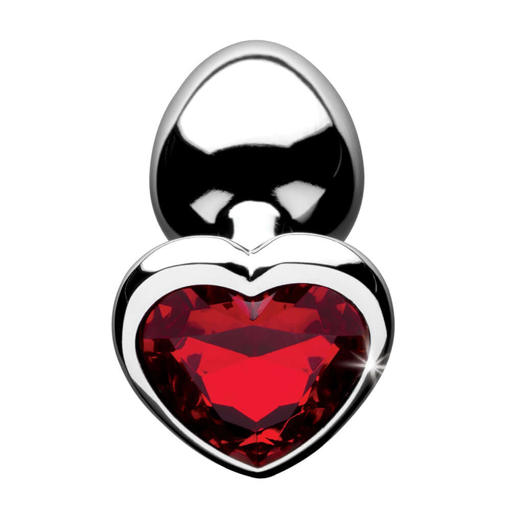 Booty Sparks Red Heart Gem Anal Plug S