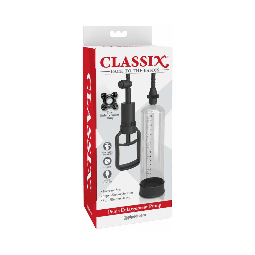 Classix Penis Enlargement Pump Clear/Black