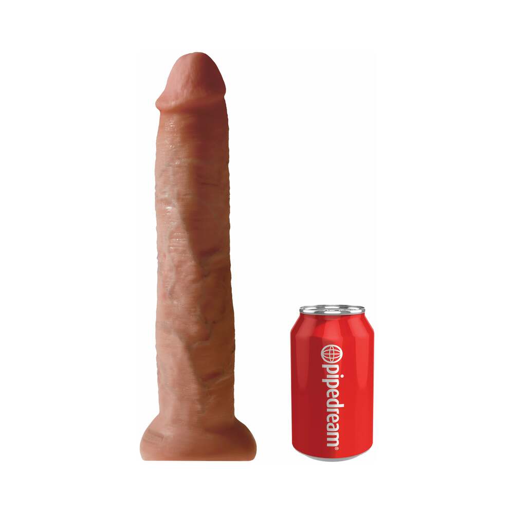 King Cock 13 inches Cock Realistic Dildo With Suction Cup Tan