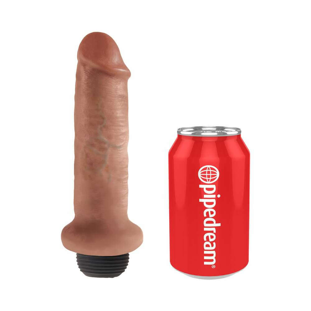 King Cock 6 inches Squirting Cock Realistic Dildo Tan