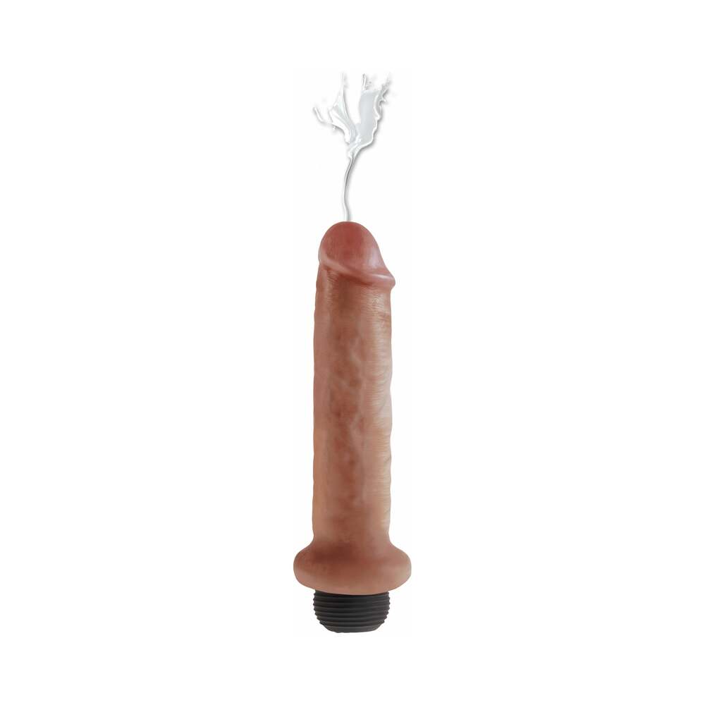 King Cock 7 inches Squirting Cock Realistic Dildo Tan