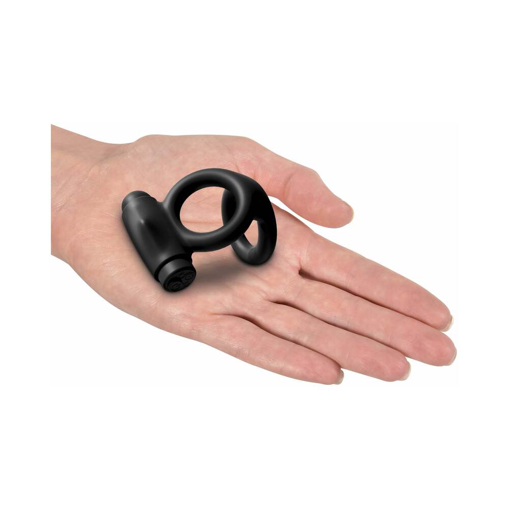 Sir Richard's Control Vibrating Silicone Cock & Ball C-Ring