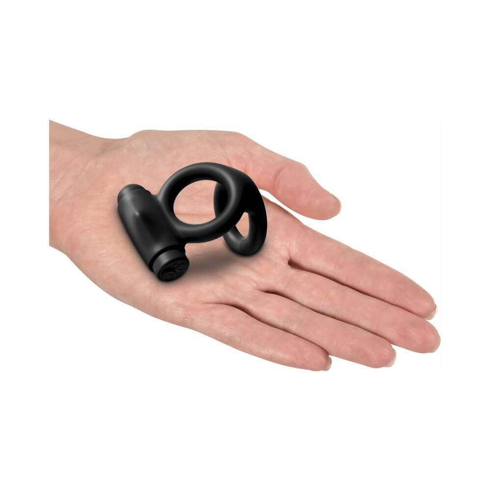 Sir Richard's Control Vibrating Silicone Cock & Ball C-Ring