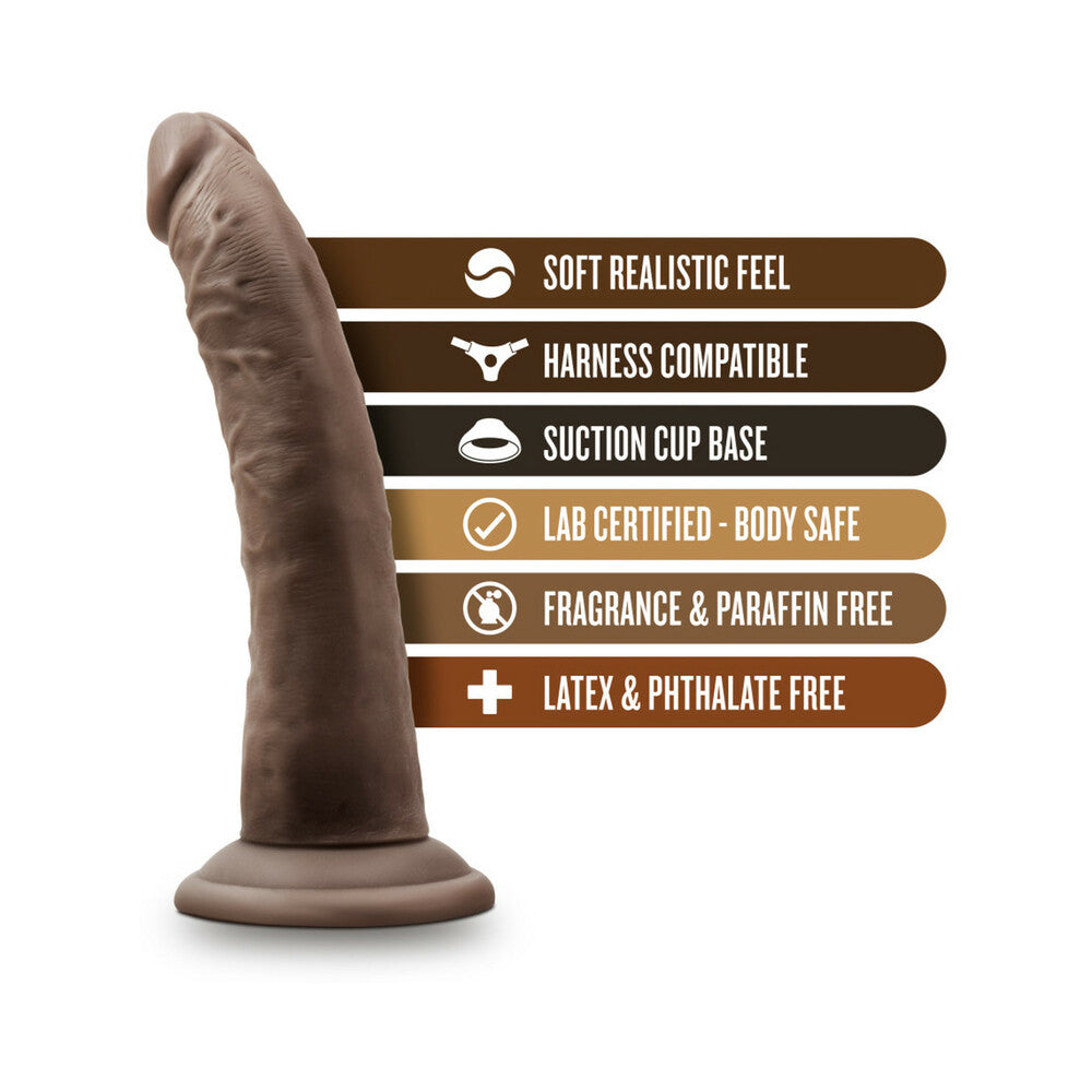 Dr. Skin Realistic 7 inches Dildo Brown
