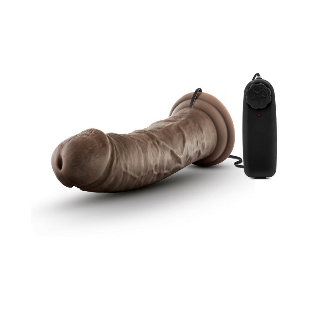 Dr. Skin Dr. Joe Realistic 8 inches Vibrating Dildo Brown