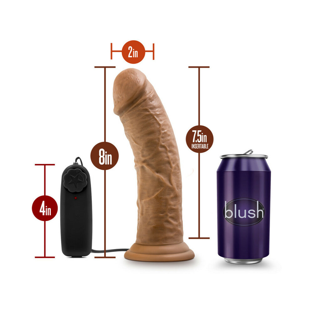 Dr. Skin Dr. Joe Realistic 8 inches Vibrating Dildo Tan