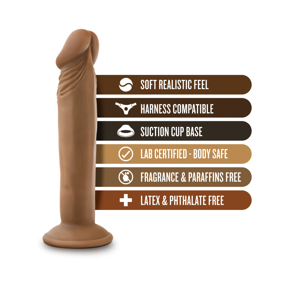 Dr. Skin Dr. Small Realistic 6.5 inches Dildo Tan