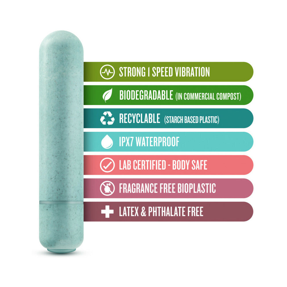 Blush Gaia Eco Bullet Single-Speed Vibrator Aqua