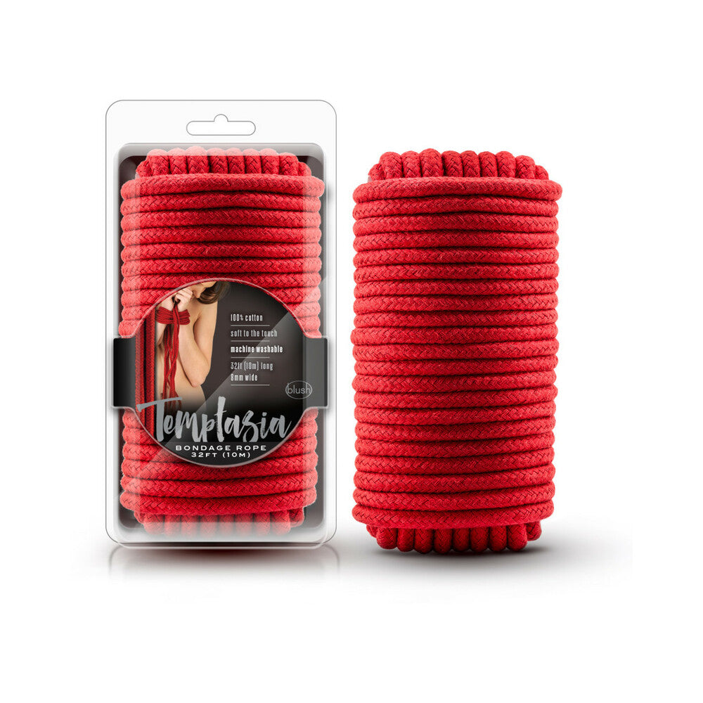 Blush Temptasia Bondage Rope 32 ' / 10 m Red