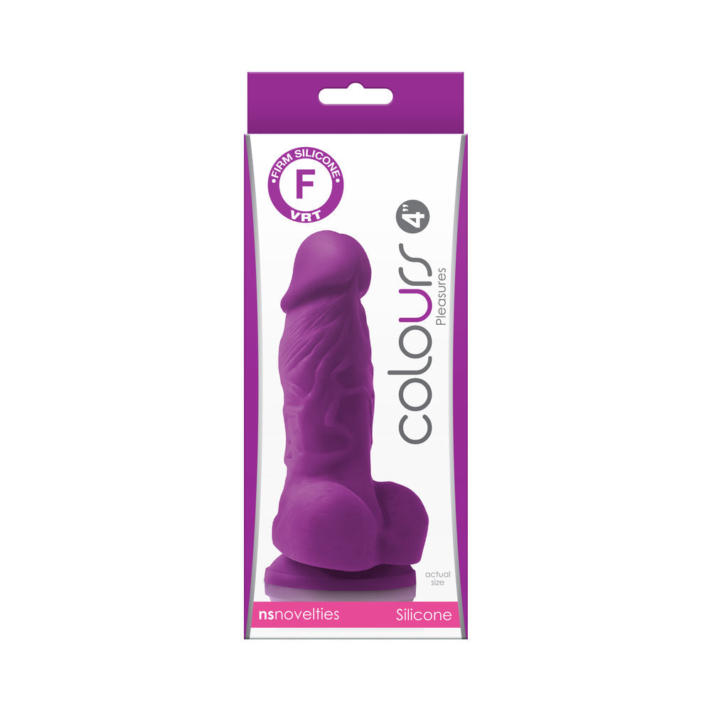 Colours Pleasures 4 inches Dildo Purple